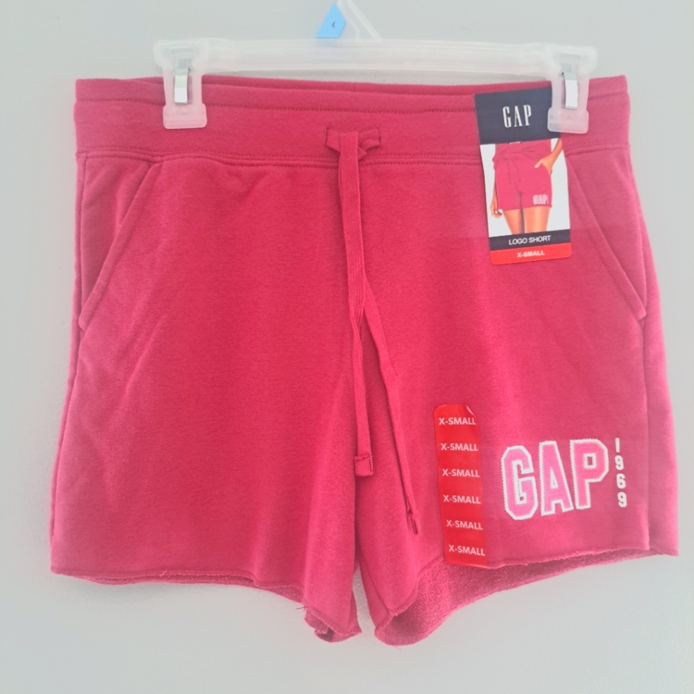 Gap Pink Logo Shorts Size XS #NEW
